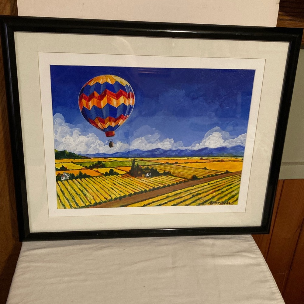 Bob Miller Over Napa painting